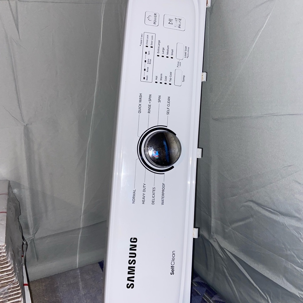 Samsung White Control Panel Face